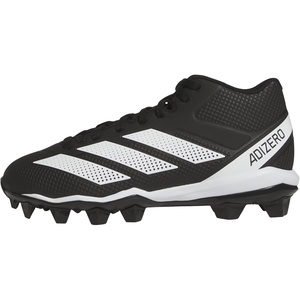 Adidas Unisex-Child Adizero Impact.2 II Molded Rubber American Football(Black/White/Black)