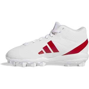 Adidas Unisex-Child Adizero Impact.2 II Molded Rubber American Football(White/Team Power Red)