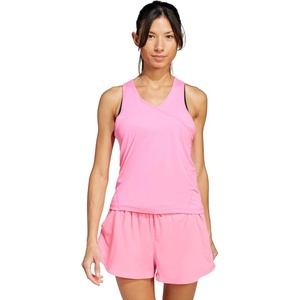 Adidas Womens Club Tennis Climacool V-Neck Tank Top(Lucid Pink)