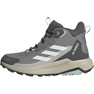 Adidas Women’s Terrex Anylander Mid Top Rain.rdy Hiking Sneakers(Grey/Off White/Grey)