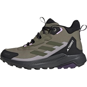 Adidas Women’s Terrex Anylander Mid Top Rain.rdy Hiking Sneakers(Olive Strata/Night Cargo/Black)