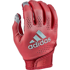 adidas Adizero 11 Adult Football Receiver Glove(Red)