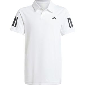 adidas Boys’ Club Tennis 3-Stripes Polo Shirt(White)