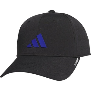 adidas Boys Gameday Hat – Snapback Athletic Baseball Cap(Black/Semi Lucid Blue)