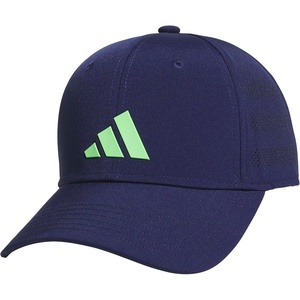 adidas Boys Gameday Hat – Snapback Athletic Baseball Cap(Dark Blue/Lime Burst Green)