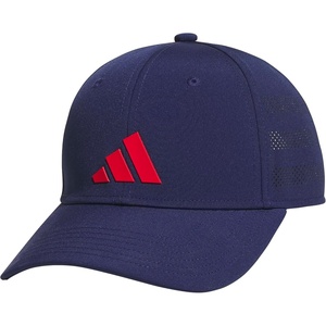 adidas Boys Gameday Hat – Snapback Athletic Baseball Cap(Dark Blue/Pure Ruby Red)