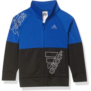 adidas Boys Zip Front Iconic Tricot Jacket(Bos Team Royal Blue)