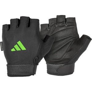 adidas Essential Training & Weightlifting Gloves, Fingerless Workout Gloves(Green)
