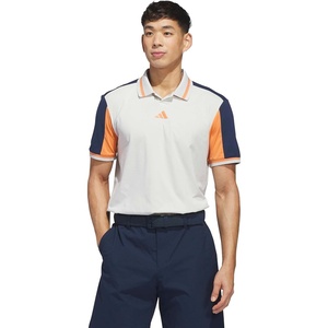 adidas Golf Men’s Beyond Vent Polo Shirt(Orbit Grey  Collegiate Navy)