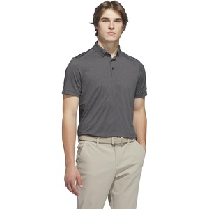 adidas Golf Ultimate365+ Pencil Stripe Climacool Polo Shirt(Carbon  Black)