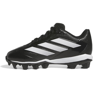 adidas Kids’ Adizero Instinct 2.0 Molded Rubber Softball(Black/White/White)