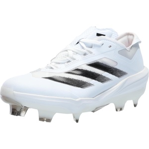 adidas Men’s Adizero Impact Baseball(White/Black/Team Light Grey)