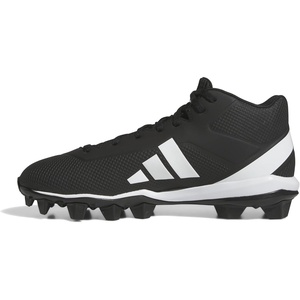 adidas Mens Adizero Impact.2 Molded American Football(Black/White/Black)