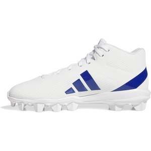 adidas Mens Adizero Impact.2 Molded American Football(White/Team Royal Blue)