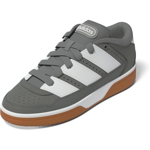 adidas Mens Break Start 2000 Lace Up Sneakers Shoes Casual – Black(Solid Grey/White/Gum)