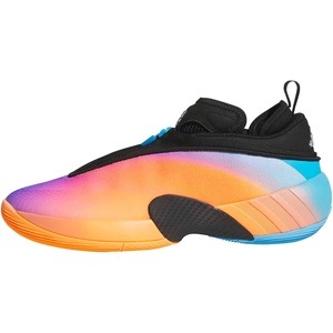 adidas Mens D.O.N. Issue 7 Basketball Sneakers Shoes – Black, Pink(Black/Lucid Orange/Silver Metallic)