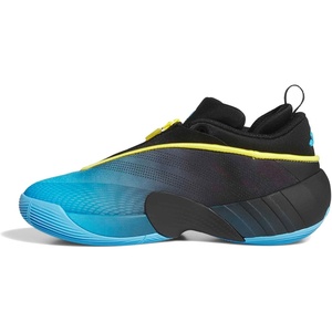 adidas Mens D.O.N. Issue 7 Basketball Sneakers Shoes – Black, Pink(Lucid Aquamarine/Black/Yellow)