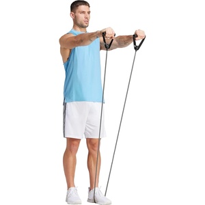 adidas Men’s Designed for Training Workout Tank Top(Semi Blue Burst)