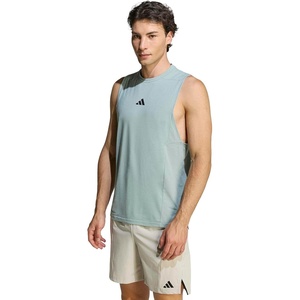 adidas Men’s Designed for Training Workout Tank Top(Wonder Sage)