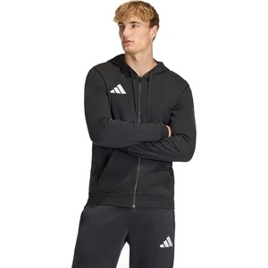 adidas Men’s Entrada 26 Full-zip Hoodie(Black/White)