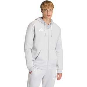 adidas Men’s Entrada 26 Full-zip Hoodie(Team Light Grey/White)