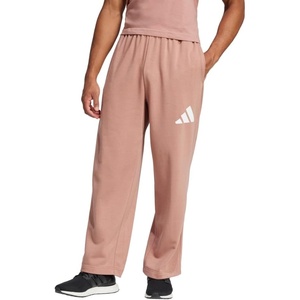 adidas Mens Essentials 3-bar Wide Leg Pants(Warm Clay/White)
