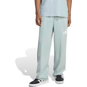 adidas Mens Essentials 3-bar Wide Leg Pants(Wonder Sage/White)