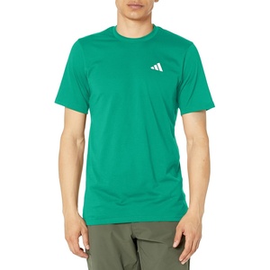 adidas Men’s Essentials Feel Ready Training T-Shirt(Court Green/White)