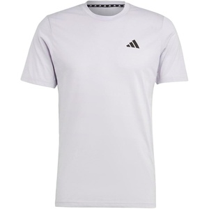 adidas Men’s Essentials Feel Ready Training T-Shirt(Silver Dawn/Black)