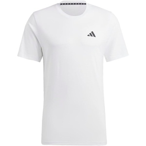 adidas Men’s Essentials Feel Ready Training T-Shirt(White/Black)