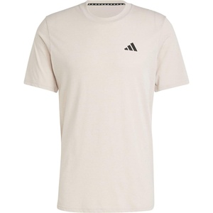 adidas Men’s Essentials Feel Ready Training T-Shirt(Wonder Beige Melange/Black)