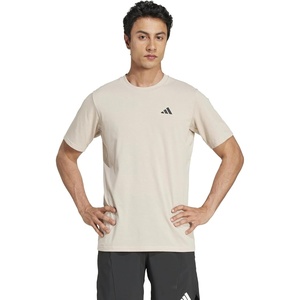 adidas Men’s Essentials Feel Ready Training T-Shirt(Wonder Beige/Black)