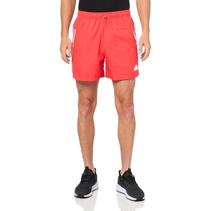 adidas Men’s Future Icon 3-Stripes Woven Shorts(Bright Red)