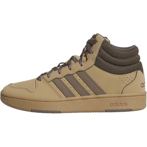 adidas Mens Hoops Mid Classic Lace Up Sneakers Shoes Casual – Blue, White(Cardboard/Earth Strata/Earth Strata)