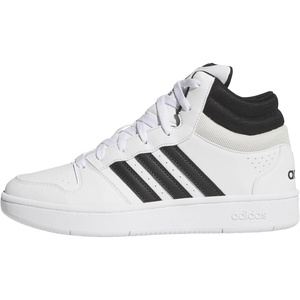adidas Mens Hoops Mid Classic Lace Up Sneakers Shoes Casual – Blue, White(White/Black/Orbit Grey)