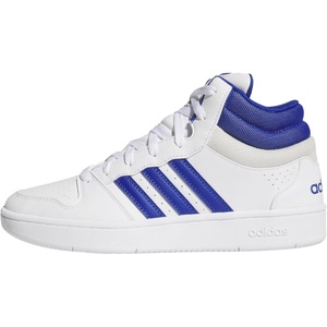 adidas Mens Hoops Mid Classic Lace Up Sneakers Shoes Casual – Blue, White(White/Team Royal Blue/Orbit Grey)