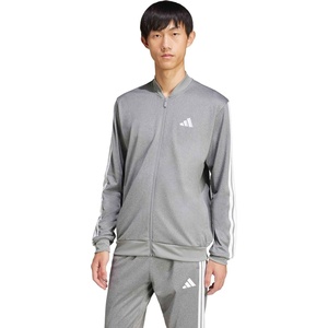 adidas Men’s Size Tricot Track Top(Black Melange)