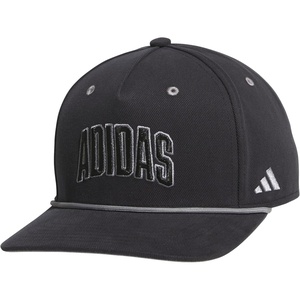 adidas Mens Sport Lifestyle Rope Brim Snapback Hat(Black/Grey Three/Grey)