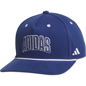 adidas Mens Sport Lifestyle Rope Brim Snapback Hat(Dark Blue/White/Grey)