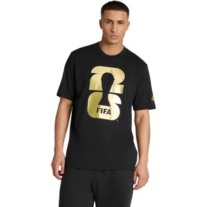 adidas Men’s World Cup 2026 Fan Apparel(Black/Metallic Gold)