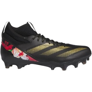 adidas Unisex Adult Adizero Impact American Football Shoes(Core Black/Gold Metallic/Core Black)