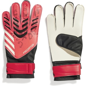 adidas Unisex Match Goalie Soccer Gloves(Black/Lucid Red/Black)