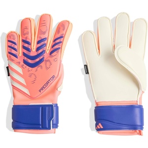 adidas Unisex Match Goalie Soccer Gloves(Signal Coral/White/Lucid Blue)