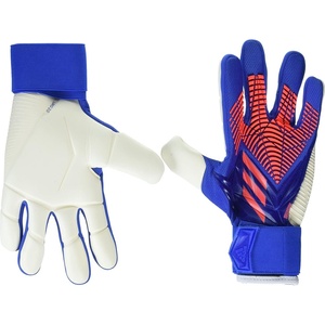 adidas Unisex-Adult Competition Predator Goalie Gloves(Hi-Res Blue/Turbo/White)