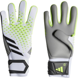 adidas Unisex-Adult Competition Predator Goalie Gloves(White/Lucid Lemon/Black)