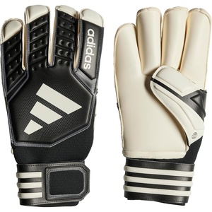 adidas Unisex-Adult Tiro League Goalkeeper Gloves(Black/White/Iron Metallic)