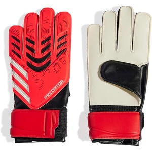 adidas Unisex-Kids Training Predator Goalie Soccer Gloves(Black/Lucid Red/White)