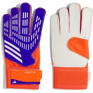 adidas Unisex-Kids Training Predator Goalie Soccer Gloves(Lucid Blue/Solar Red/White)