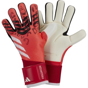 adidas Unisex-Kids Training Predator Goalie Soccer Gloves(Lucid Red/Black/White)