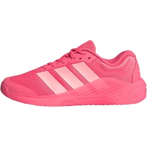 adidas Womens Dropset 4 Training Sneakers Shoes – White(Solar Turbo/Frozen Turbo/Solar Turbo)